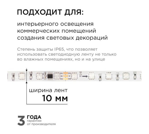Комплект с лентой светодиодной Apeyron Electrics 10-95