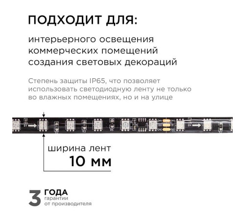 Комплект с лентой светодиодной Apeyron Electrics 10-97