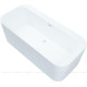 Ванна акриловая свободностоящая Allen Brau INFINITY 1 1700х800 мм белый матовый 2.21001.21