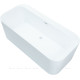 Ванна акриловая свободностоящая Allen Brau INFINITY 1 1700х800 мм белый матовый 2.21001.21