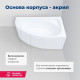 Ванна акриловая Aquanet Mia 140x80 L левая в комплекте 00246817