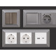 Рамка на 5 постов Ambrella Volt Line AF110505
