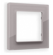 Рамка на 1 пост Ambrella Volt Platos Стекло органическое AF330501