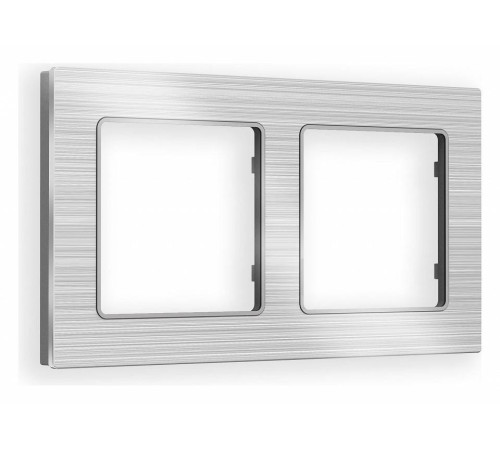 Рамка на 2 поста Ambrella Volt Platos Металл AF550102