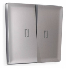 Клавиши для выключателя двухклавишного c подсветкой Ambrella Volt Quant AP5040