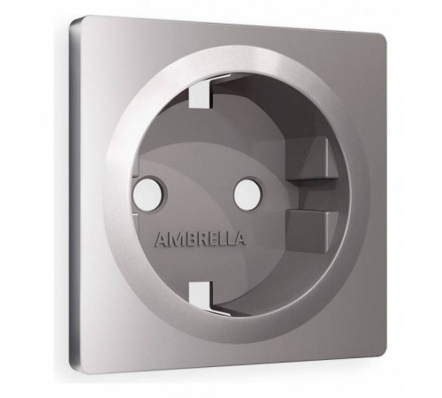 Накладка для розетки с заземлением Ambrella Volt Quant AP5060