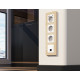 Розетка Ethernet RJ-45 и со шторками, без рамки Ambrella Volt ALFA MA112005