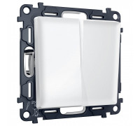 Выключатель перекрестный двухклавишный без рамки Ambrella Volt MA MA123030