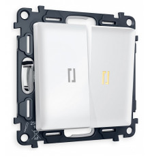 Выключатель проходной двухклавишный с подсветкой Ambrella Volt Quant MA124030