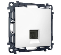 Розетка Ethernet RJ-45 и со шторками, без рамки Ambrella Volt ALFA MA132005