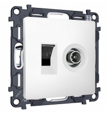 Механизм ТВ-розетки оконечные и розетки Ethernet RJ-45 со шторкам Ambrella Volt MA MA132510