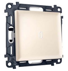 Выключатель самовозвратный одноклавишный с подсветкой, без рамки Ambrella Volt MA MA322055