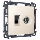 ТВ-розетка и розетка Ethernet RJ-45 без рамки Ambrella Volt MA MA332510