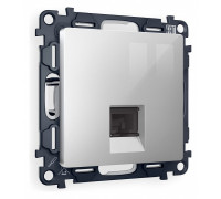 Розетка Ethernet RJ-45 и со шторками, без рамки Ambrella Volt Quant MA412010