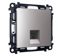 Розетка Ethernet RJ-45 и со шторками, без рамки Ambrella Volt Quant MA512010