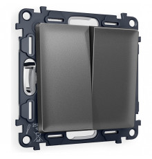 Выключатель перекрестный двухклавишный без рамки Ambrella Volt ALFA MA653030