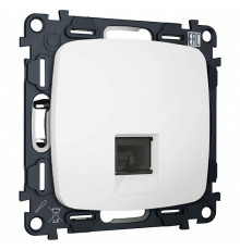 Розетка Ethernet RJ-45 и со шторками, без рамки Ambrella Volt OMEGA MO132005