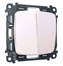 Выключатель перекрестный двухклавишный без рамки Ambrella Volt OMEGA MO203030