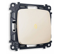 Выключатель одноклавишный с подсветкой без рамки Ambrella Volt Quant MO302010