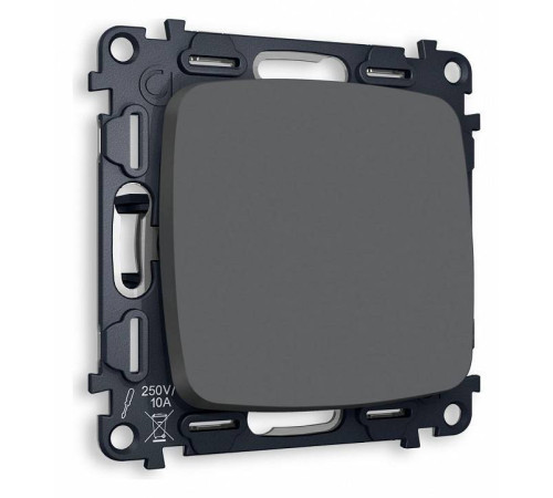 Выключатель перекрестный одноклавишный без рамки Ambrella Volt Quant MO901030