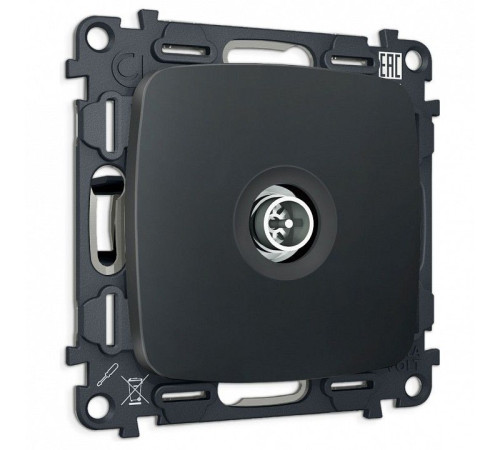ТВ-розетка оконечная без рамки Ambrella Volt OMEGA MO913005