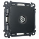 ТВ-розетка оконечная без рамки Ambrella Volt OMEGA MO913005