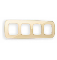 Рамка на 4 поста Ambrella Volt Radian Стекло органическое OF320604