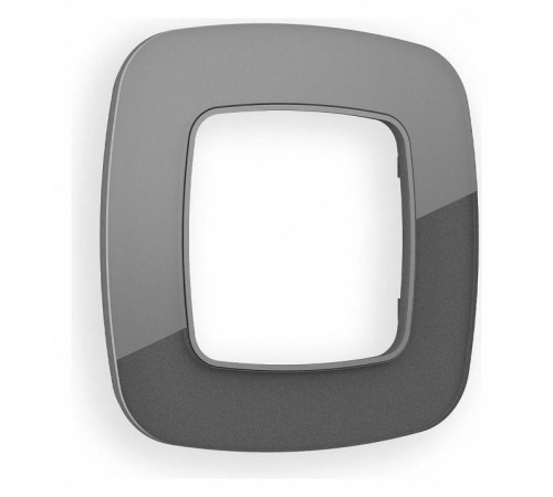 Рамка на 1 пост Ambrella Volt Radian Стекло органическое OF320651