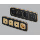 Рамка на 4 поста Ambrella Volt Coint OF640544