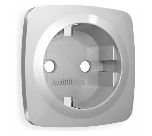 Накладка для розетки с заземлением Ambrella Volt Quant OP4060