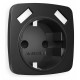 Накладка для розетки с заземлением и со шторками и 2хUSB type A Ambrella Volt Quant OP8090