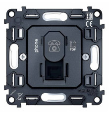 Механизм розетки Ethernet RJ-45 со шторкам Ambrella Volt Quant VM190