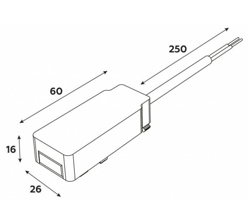 Токопровод концевой Ambrella Light GV GV1262