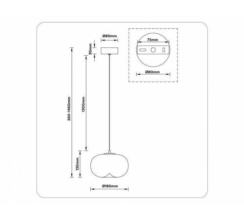 Подвесной светильник Ambrella light LH LH11081