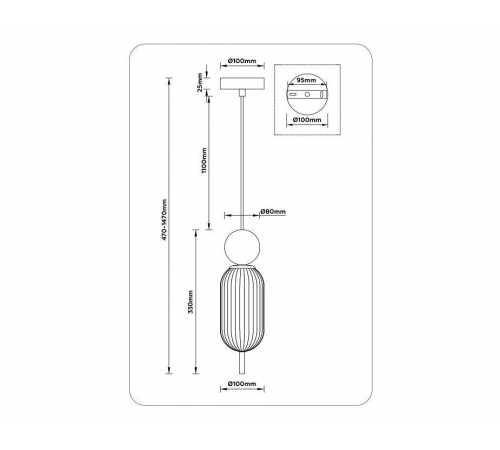 Подвесной светильник Ambrella Light LH LH53101