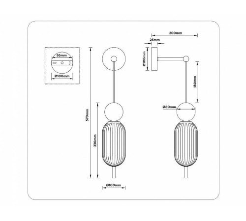 Бра Ambrella Light LH 10 Вт LH53108