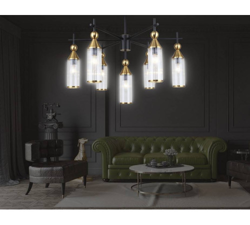 Люстра на штанге Ambrella Light LH 7 ламп LH55257