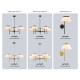 Подвесная люстра Ambrella Light LH LH72473