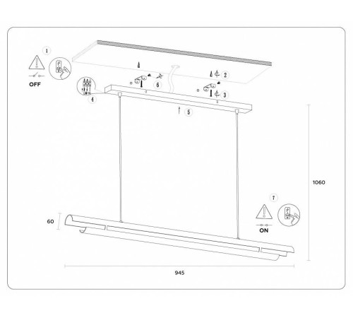Подвесной светильник Ambrella Light TN TN71336