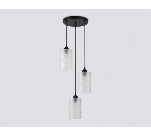 Подвесной светильник Ambrella light TR TR3412 1xE27 черный/золото TR3412