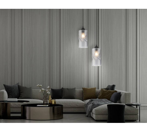 Подвесной светильник Ambrella light TR TR3413 1xE27 черный/золото TR3413