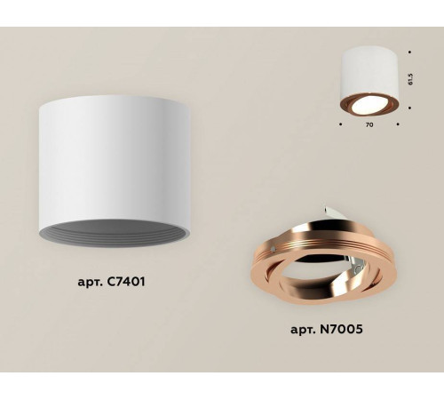 Накладной светильник Ambrella Light XS XS7401005