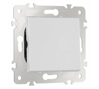 Выключатель проходной одноклавишный без рамки Arte Milano 203 203.32-1.silver