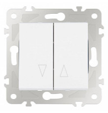 Выключатель для жалюзи без рамки Arte Milano 203 203.38-2.white