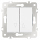 Выключатель для жалюзи без рамки Arte Milano 203 203.38-2.white