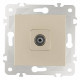 ТВ-розетка без рамки Arte Milano am-203 203.43-1.shampan