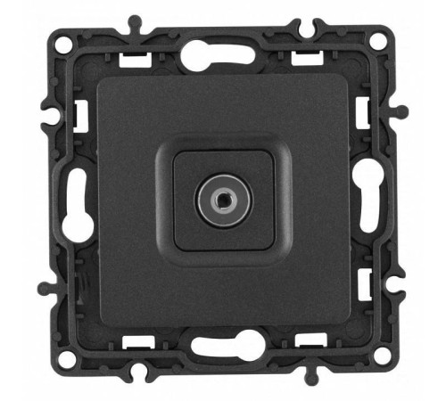 ТВ-розетка без рамки Arte Milano am-217 217.43-1.black