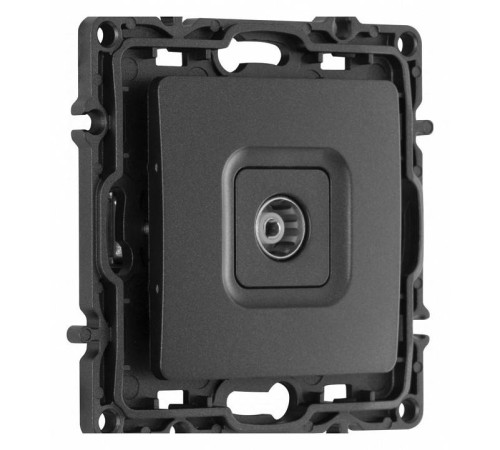 ТВ-розетка без рамки Arte Milano am-217 217.43-1.black