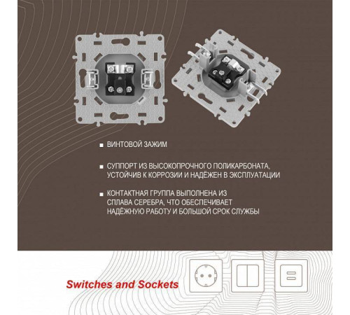 ТВ-розетка без рамки Arte Milano am-217 217.43-1.silver