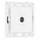 ТВ-розетка без рамки Arte Milano am-217 217.43-1.white